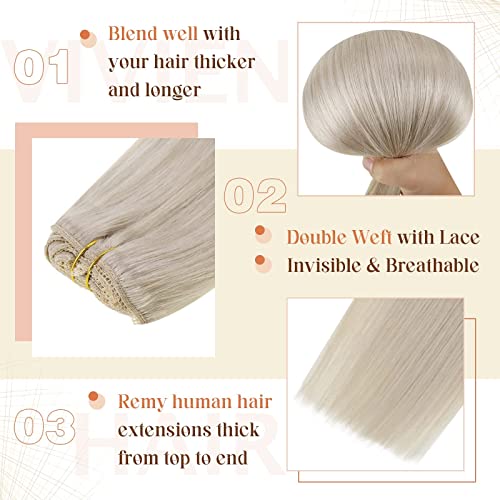 Clip in Balayage Chocolate Brown to Caramel Blonde and Brown Human  Hair Extensions - Image 73