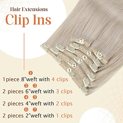Clip in Balayage Chocolate Brown to Caramel Blonde and Brown Human  Hair Extensions - Image 74