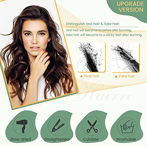 Clip in Hair Topper Human Hair with Silk Base Hairpiece - Image 45