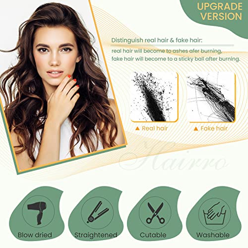 Clip in Hair Topper Human Hair with Silk Base Hairpiece - Image 71