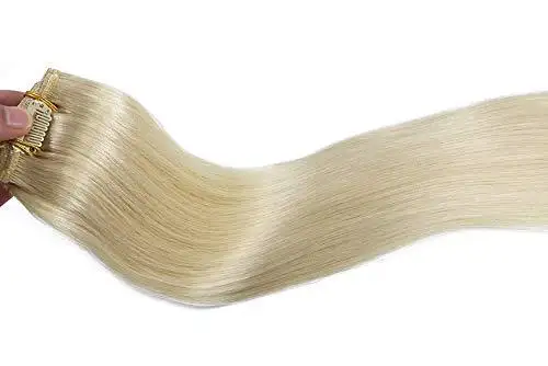 Clip In Human Hair Extensions Thicken Double Weft 9A Brazilian Hair 7pcs - Image 30
