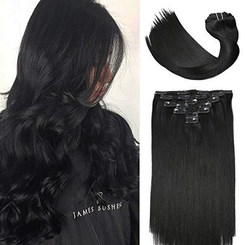 Clip In Human Hair Extensions Thicken Double Weft 9A Brazilian Hair 7pcs - Image 38