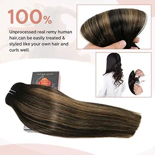 Clip In Human Hair Extensions Thicken Double Weft 9A Brazilian Hair 7pcs - Image 4
