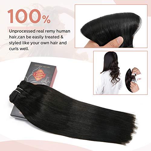 Clip In Human Hair Extensions Thicken Double Weft 9A Brazilian Hair 7pcs - Image 41