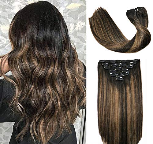 Clip In Human Hair Extensions Thicken Double Weft 9A Brazilian Hair 7pcs - Image 44