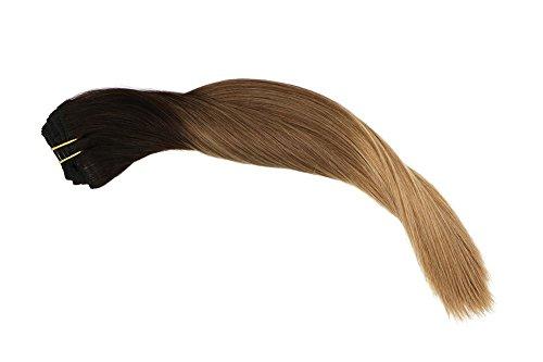 Clip In Human Hair Extensions Thicken Double Weft 9A Brazilian Hair 7pcs - Image 54