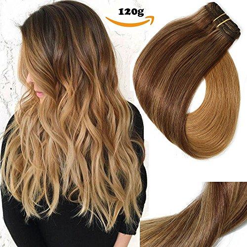 Clip In Human Hair Extensions Thicken Double Weft 9A Brazilian Hair 7pcs - Image 64