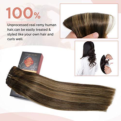 Clip In Human Hair Extensions Thicken Double Weft 9A Brazilian Hair 7pcs - Image 73