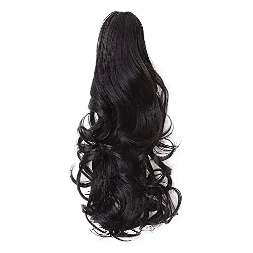 Clip in Jaw Ponytail Hairpiece Hair Extension - Image 10