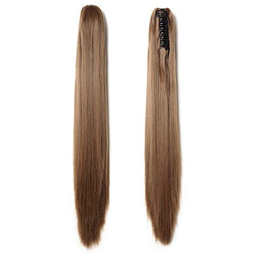 Clip in Jaw Ponytail Hairpiece Hair Extension - Image 103