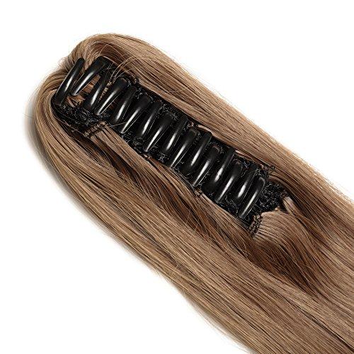 Clip in Jaw Ponytail Hairpiece Hair Extension - Image 104