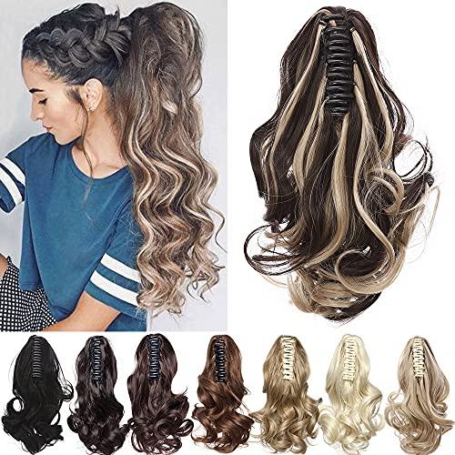 Clip in Jaw Ponytail Hairpiece Hair Extension - Image 106