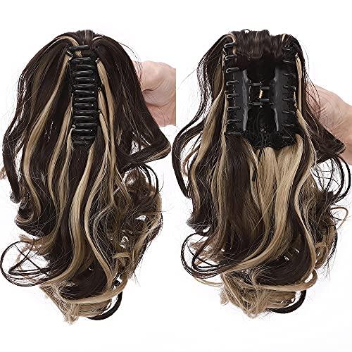 Clip in Jaw Ponytail Hairpiece Hair Extension - Image 108