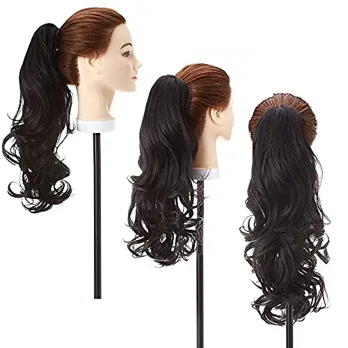 Clip in Jaw Ponytail Hairpiece Hair Extension - Image 11