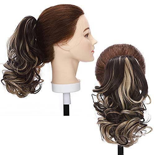 Clip in Jaw Ponytail Hairpiece Hair Extension - Image 110