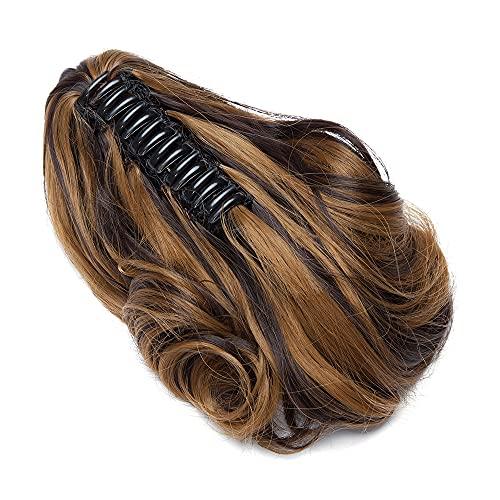 Clip in Jaw Ponytail Hairpiece Hair Extension - Image 119