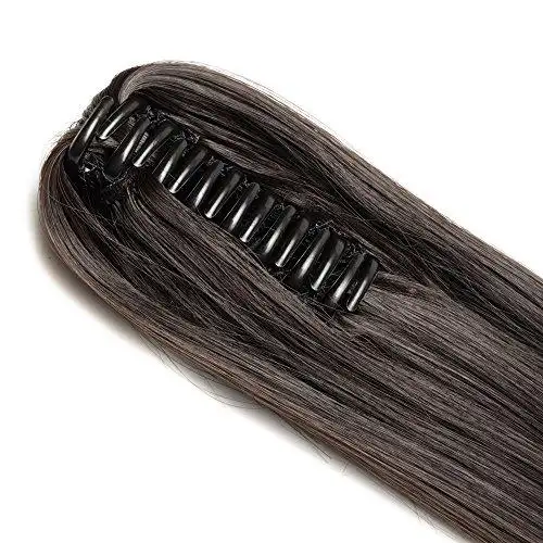 Clip in Jaw Ponytail Hairpiece Hair Extension - Image 17