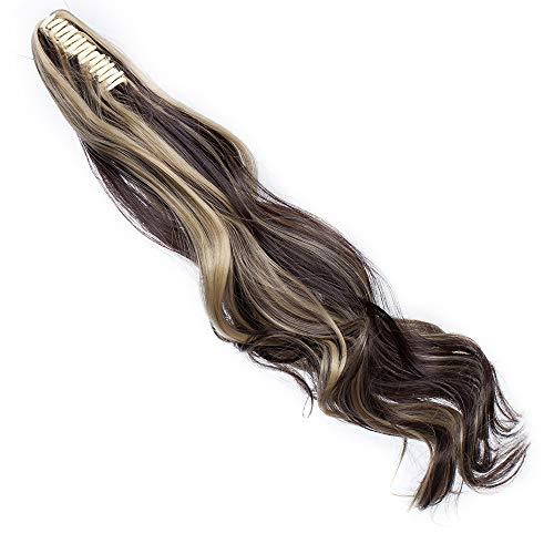 Clip in Jaw Ponytail Hairpiece Hair Extension - Image 30