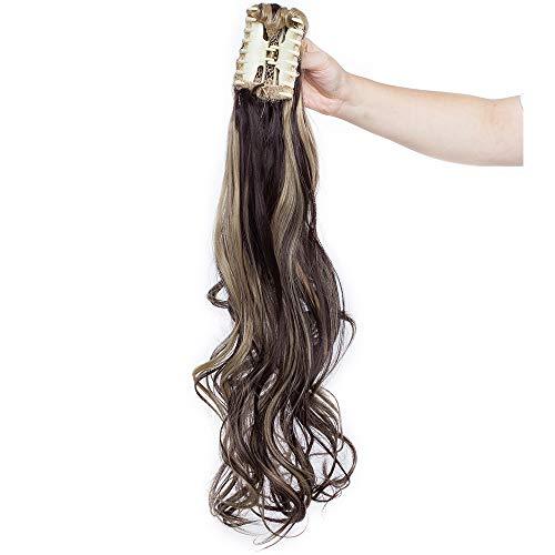 Clip in Jaw Ponytail Hairpiece Hair Extension - Image 31
