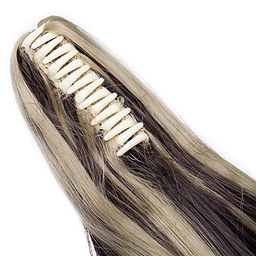 Clip in Jaw Ponytail Hairpiece Hair Extension - Image 33