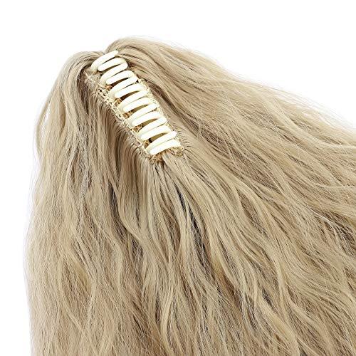 Clip in Jaw Ponytail Hairpiece Hair Extension - Image 37