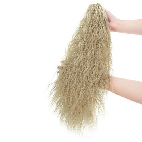 Clip in Jaw Ponytail Hairpiece Hair Extension - Image 38