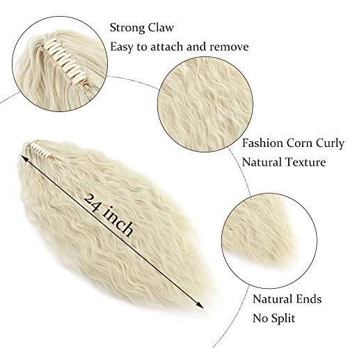 Clip in Jaw Ponytail Hairpiece Hair Extension - Image 39