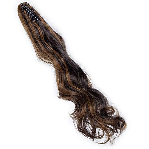 Clip in Jaw Ponytail Hairpiece Hair Extension - Image 42