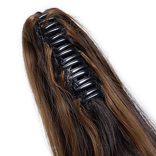 Clip in Jaw Ponytail Hairpiece Hair Extension - Image 44