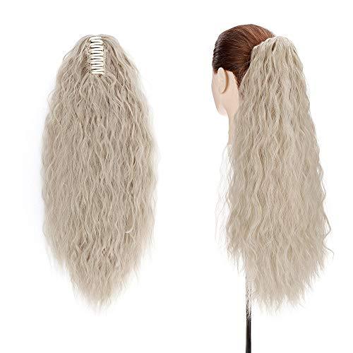 Clip in Jaw Ponytail Hairpiece Hair Extension - Image 45