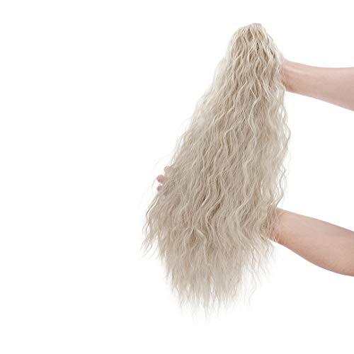 Clip in Jaw Ponytail Hairpiece Hair Extension - Image 47