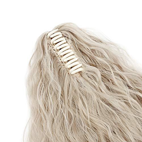 Clip in Jaw Ponytail Hairpiece Hair Extension - Image 48