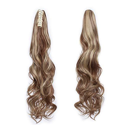 Clip in Jaw Ponytail Hairpiece Hair Extension - Image 49