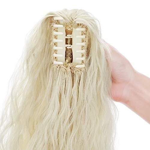 Clip in Jaw Ponytail Hairpiece Hair Extension - Image 55