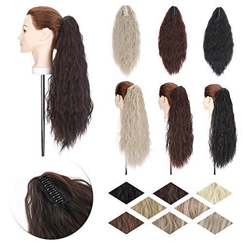 Clip in Jaw Ponytail Hairpiece Hair Extension - Image 62