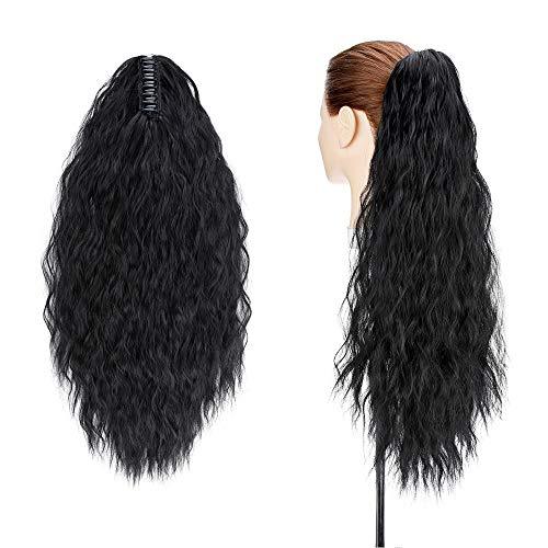 Clip in Jaw Ponytail Hairpiece Hair Extension - Image 63