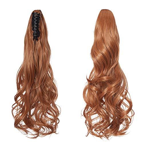 Clip in Jaw Ponytail Hairpiece Hair Extension - Image 75