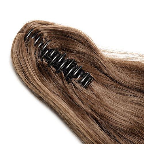 Clip in Jaw Ponytail Hairpiece Hair Extension - Image 82