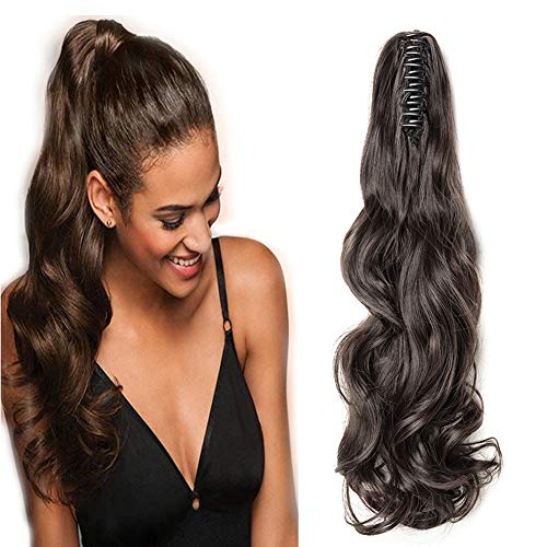 Clip in Jaw Ponytail Hairpiece Hair Extension - Image 84