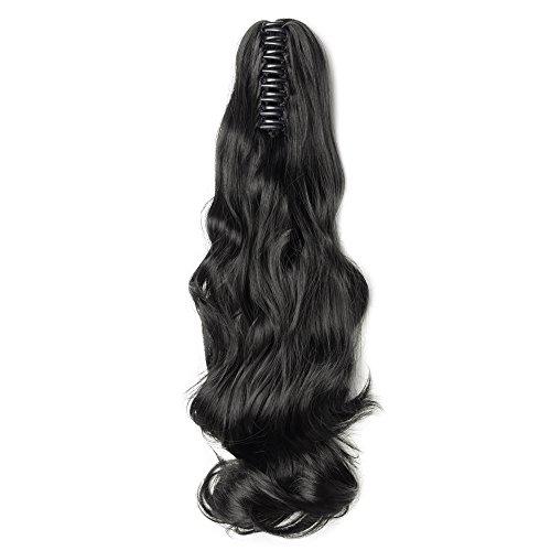 Clip in Jaw Ponytail Hairpiece Hair Extension - Image 87