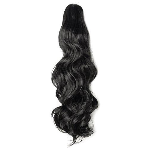 Clip in Jaw Ponytail Hairpiece Hair Extension - Image 88