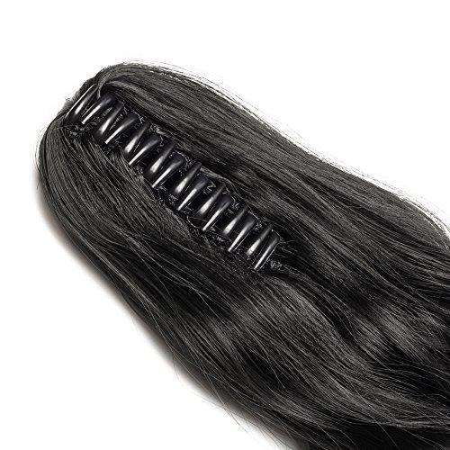 Clip in Jaw Ponytail Hairpiece Hair Extension - Image 89