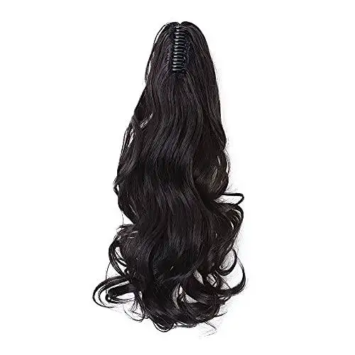 Clip in Jaw Ponytail Hairpiece Hair Extension - Image 9