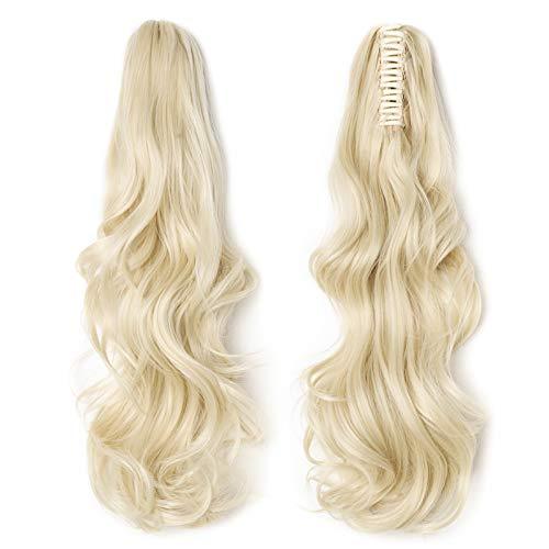 Clip in Jaw Ponytail Hairpiece Hair Extension - Image 90