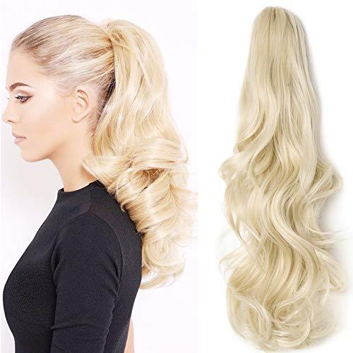 Clip in Jaw Ponytail Hairpiece Hair Extension - Image 93