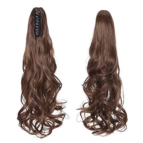 Clip in Jaw Ponytail Hairpiece Hair Extension - Image 95