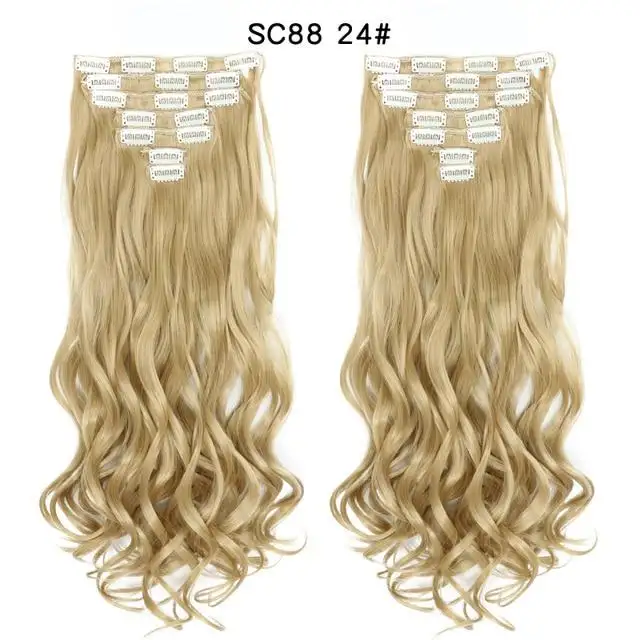 Clip-on Hair Extensions 6pc Set - Image 18