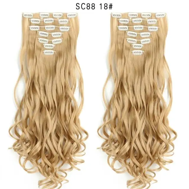 Clip-on Hair Extensions 6pc Set - Image 19