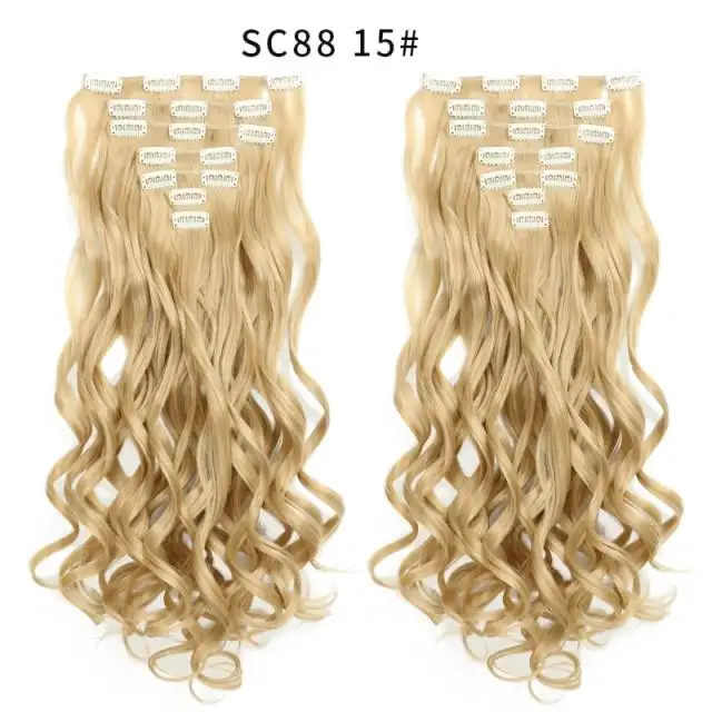 Clip-on Hair Extensions 6pc Set - Image 21