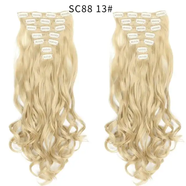 Clip-on Hair Extensions 6pc Set - Image 22